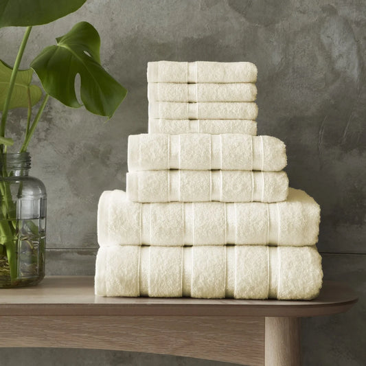 Boston 8Pcs Bale Set - Cream