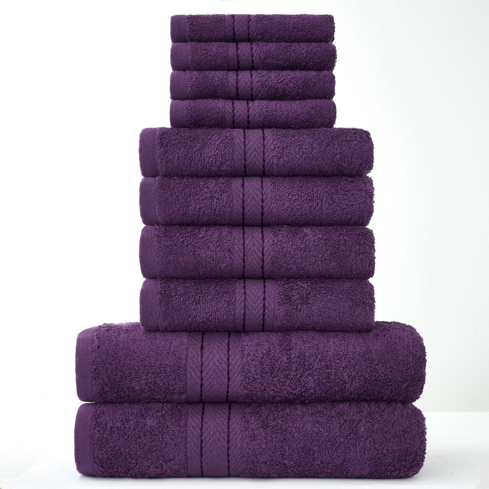 Toronto 10Pcs Bale Set - Purple