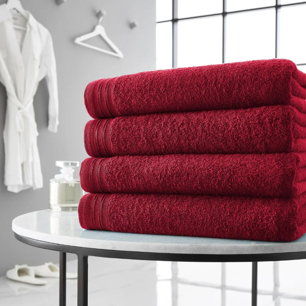 Bath Towel - Red
