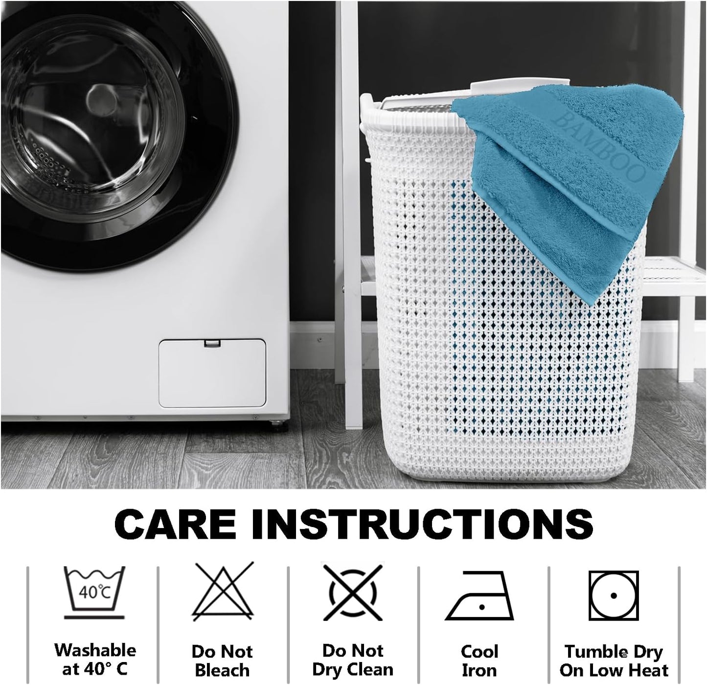 Premium Bamboo Towel - Blue