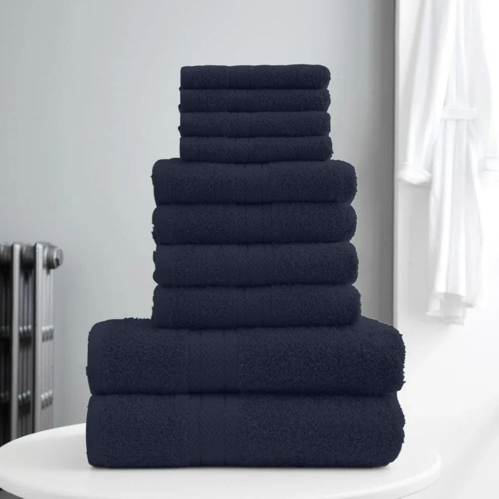 Toronto 10Pcs Bale Set - Navy Blue